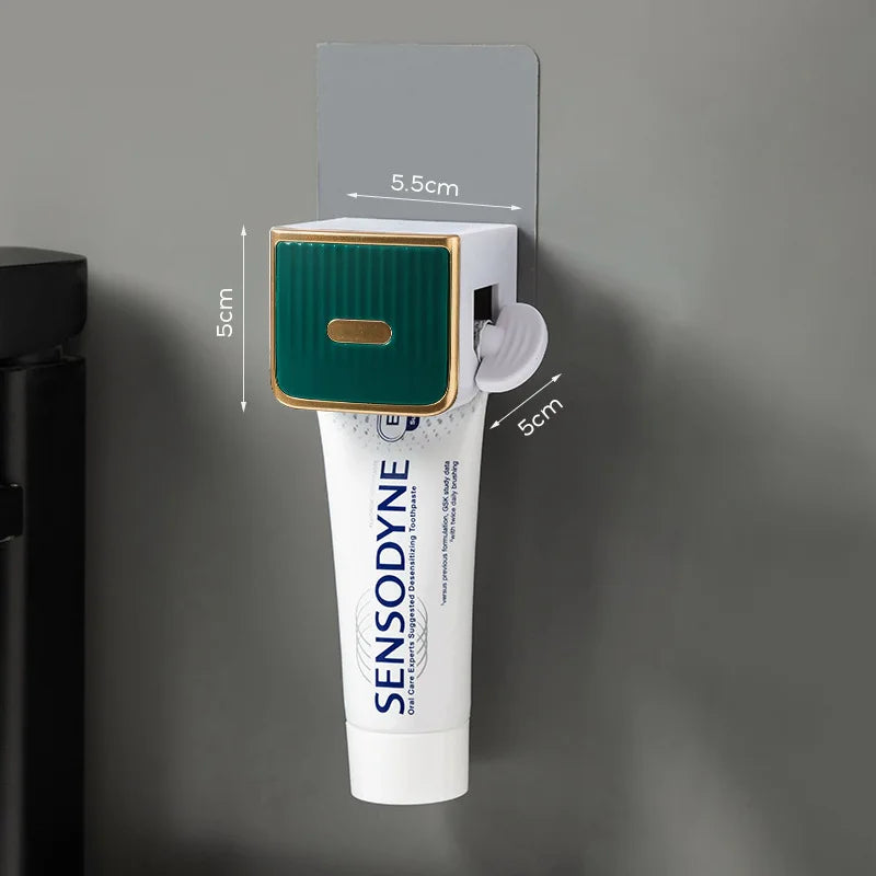 Wall-Mounted Toothpaste Squeezer & Tube Dispenser Holder Toothpaste Squeezer Oasis Select Green