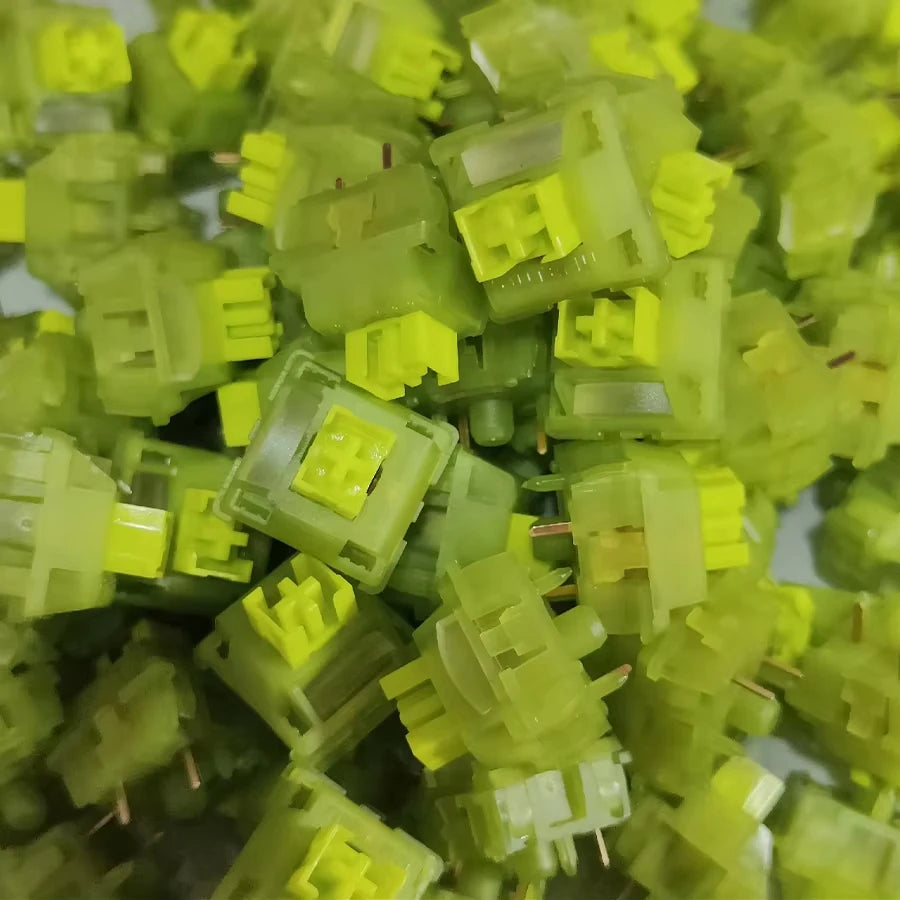 Outemu Silent Peach & Lemon V3 Switches – 5-Pin Hot Swap Keyboard Switches Oasis Select