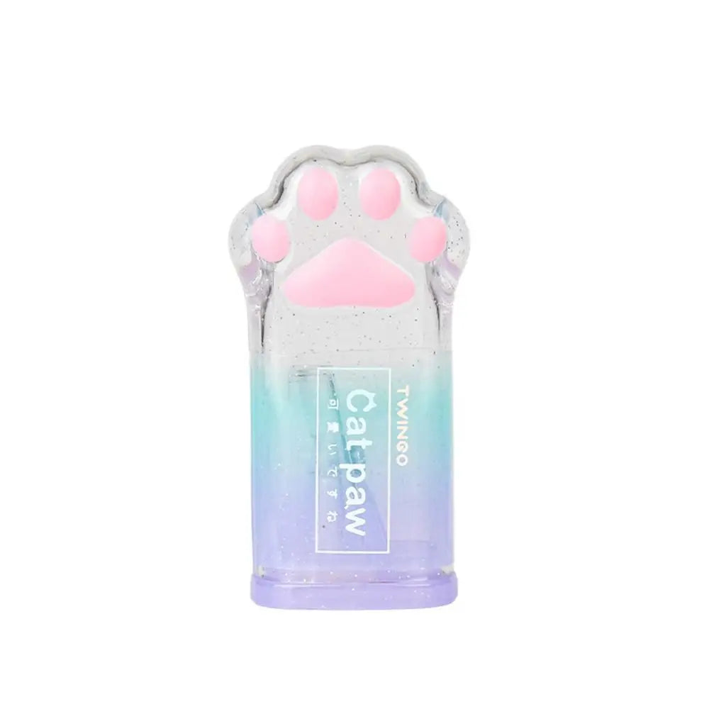Cute Creative Cat Pencil Sharpener Stationery Gradient Color Cat Claw Pencil Sharpener School Supplies Kawaii Stationery Oasis Select 02
