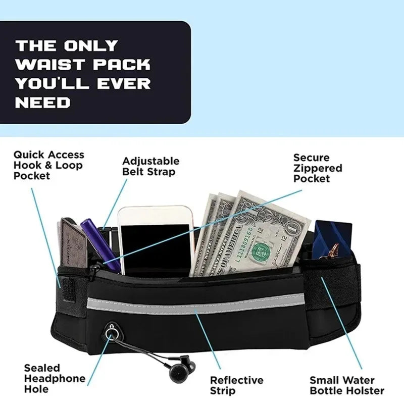 Retractable Elastic Dog Leash Pet Supplies Waist Bag with Reflective Leash Pet Leash Hands-Free Dog Leash for Running Walking Oasis Select