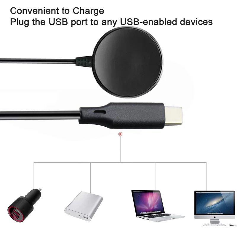 USB-C Samsung Galaxy Watch Charger – Watch 6/5/4/3 Fast Charge Smartwatch Charger Oasis Select