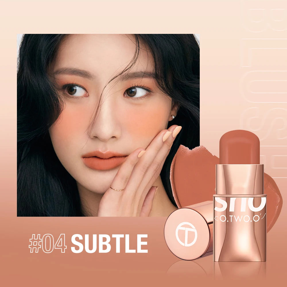 O.TWO.O 3-in-1 Cream Makeup Stick – Lips, Cheeks & Eyes