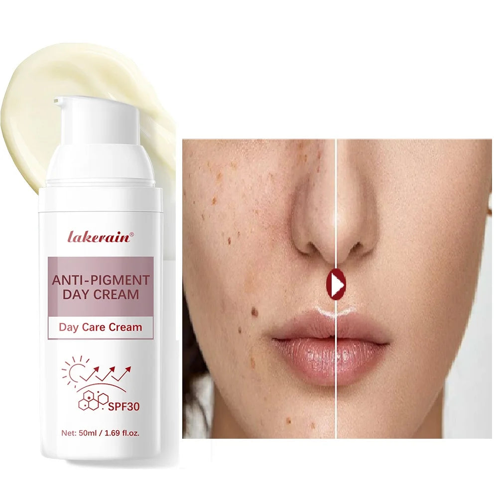 Anti-Pigment Day Cream SPF 30 Brightening Natural Inhibit Melanin Whitening and Spot Removal Outdoor Sun SKincare makeup Oasis Select
