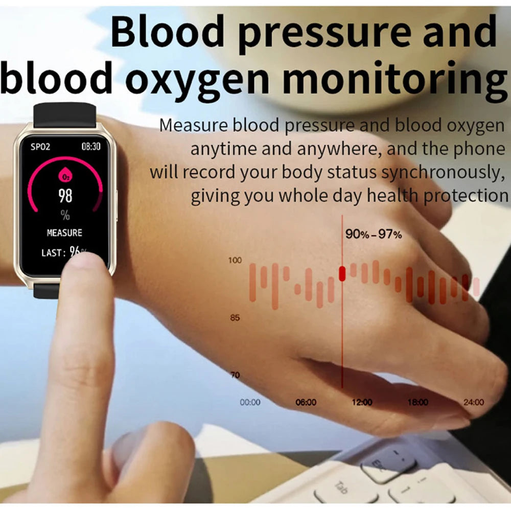 New 1.57" Blue Tooth Call Men Women Smartwatch 100+ Sport Modes Smart Watch Health Heart Rate Music Waterproof Voice assistant Oasis Select