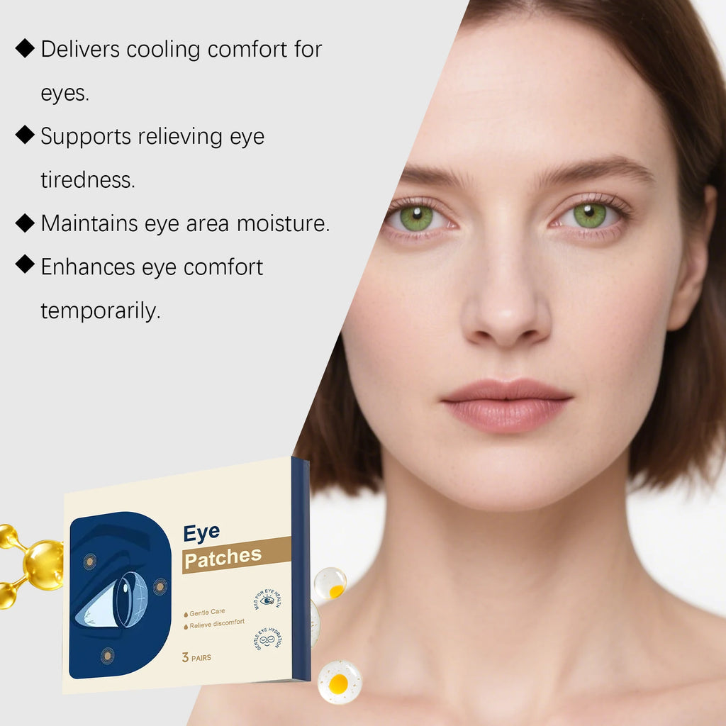 Cooling Eye Patches for Tired Eyes Soothing Hydrating Eye Care Under Eye Gel Mask for Dark Circles Puffy Eyes Travel Friendly Oasis Select