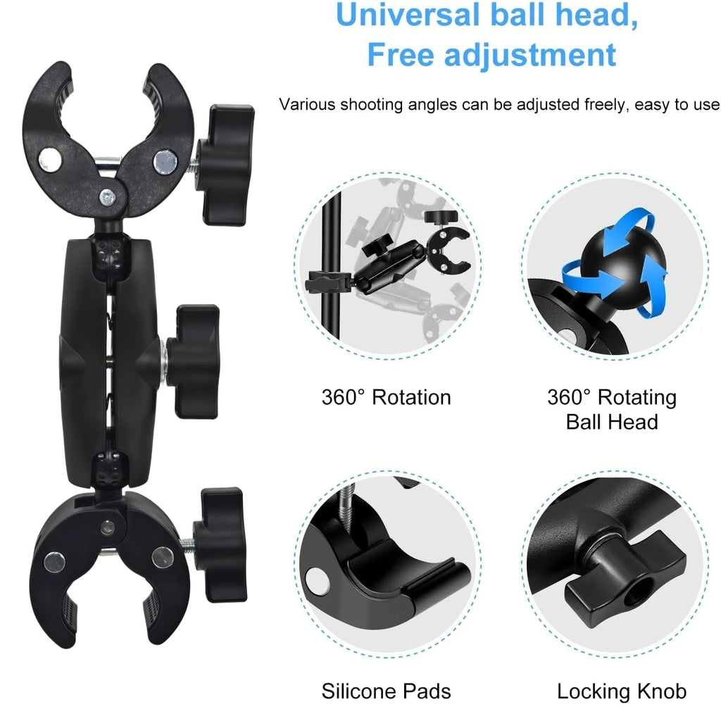 VeFly Crab Super Clamp Camera Mount – GoPro DJI Insta360 Bike