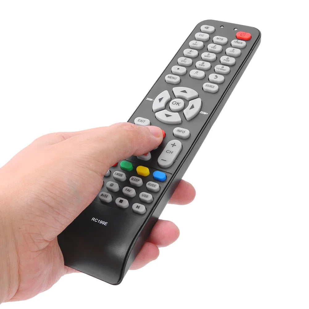 Plastic Television Remote Control Replacement Parts Smart Television Remote Control Accessories for TCL/HYUNDAI/EKT/HKPro/VISIVO Oasis Select