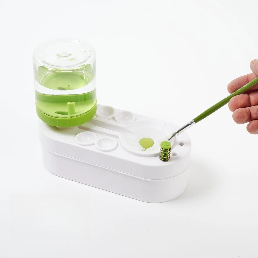 Brush brush cleaner, water circulation washing cleaner, pen washer, pen washing toilet Oasis Select