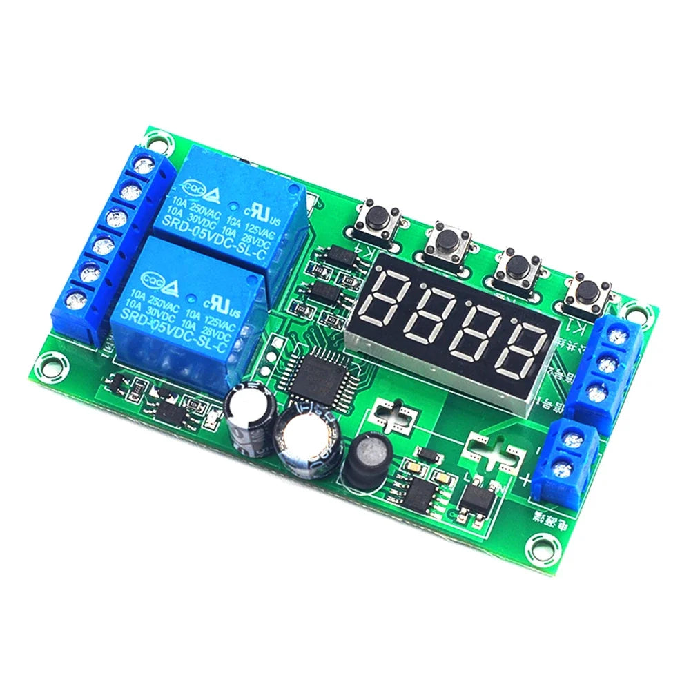 ALLOYSEED YF-7 Dual-Channel Delay Relay Module – 32 Functions Delay Relay Module Oasis Select