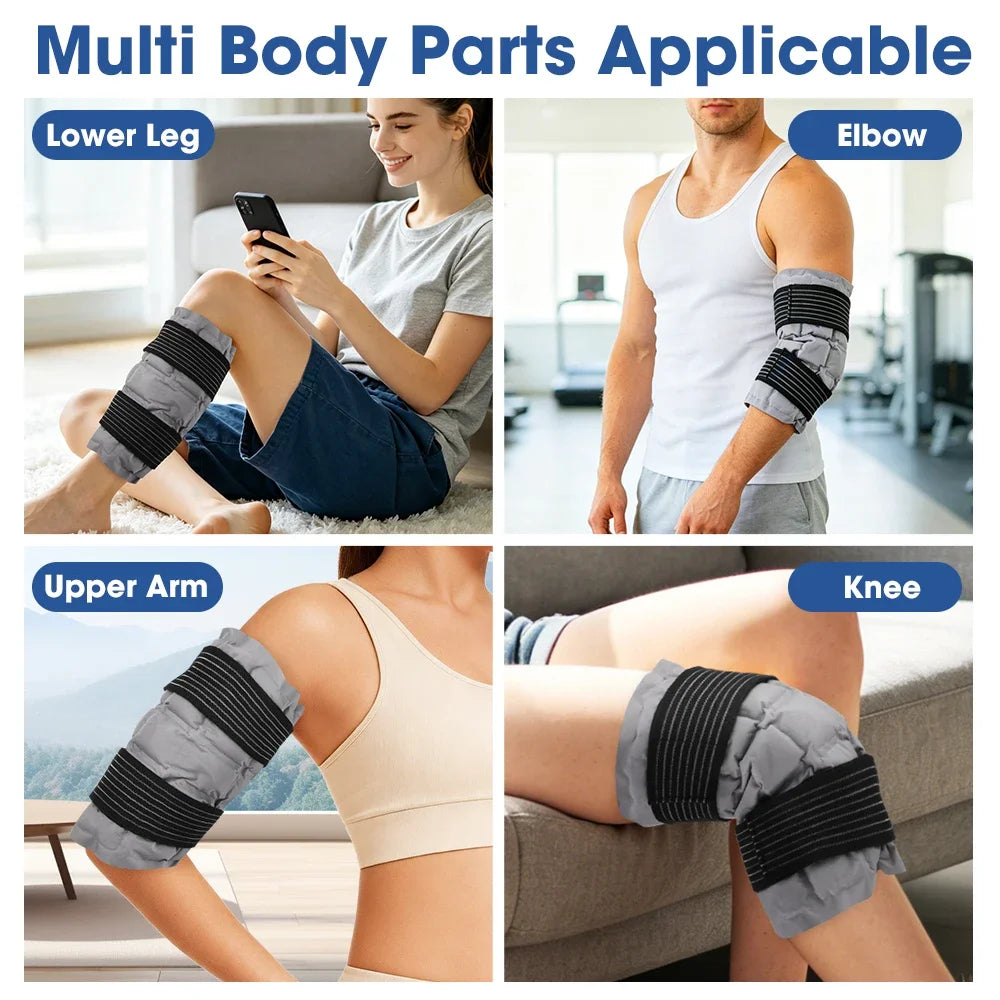 SAP Hot & Cold Knee Wrap – Microwavable, Freezable, Reusable