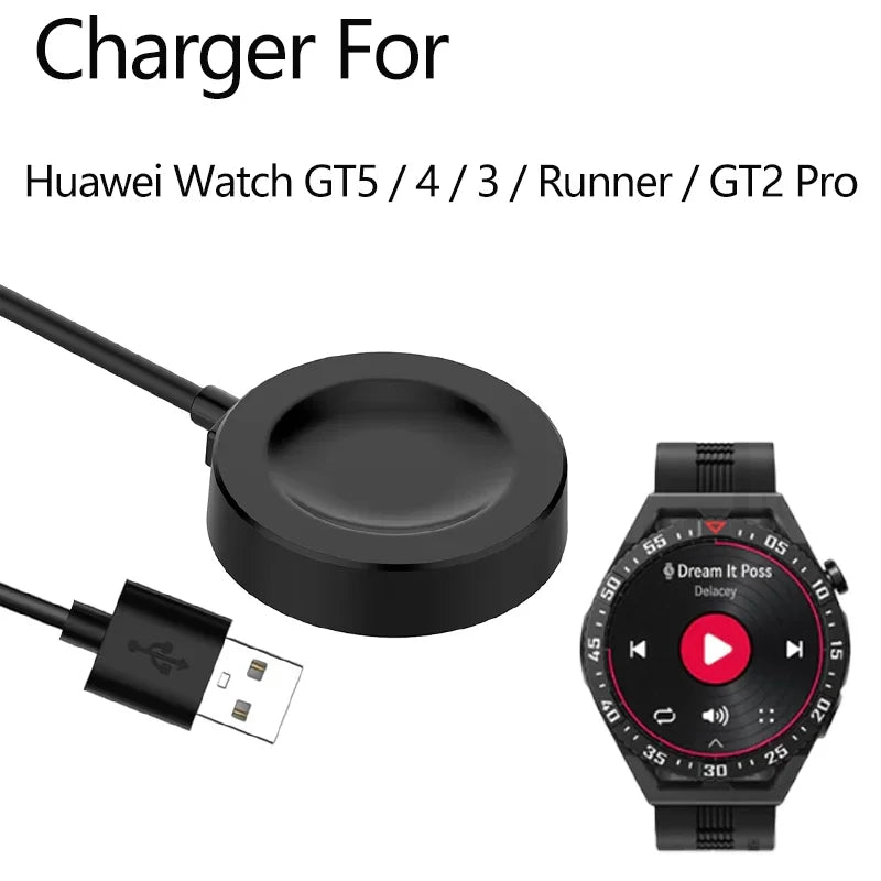 USB Charger for Huawei Watch GT4 GT3 GT2 Pro Ultimate Buds Smartwatch Charger Oasis Select