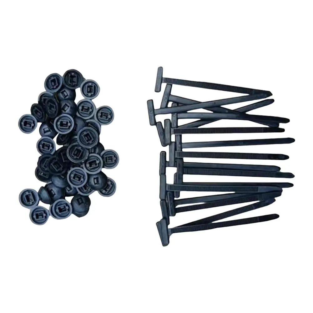 Heavy Duty Self-Locking Nylon Zip Ties – Universal Car Clips Automotive Fastener Clips Oasis Select