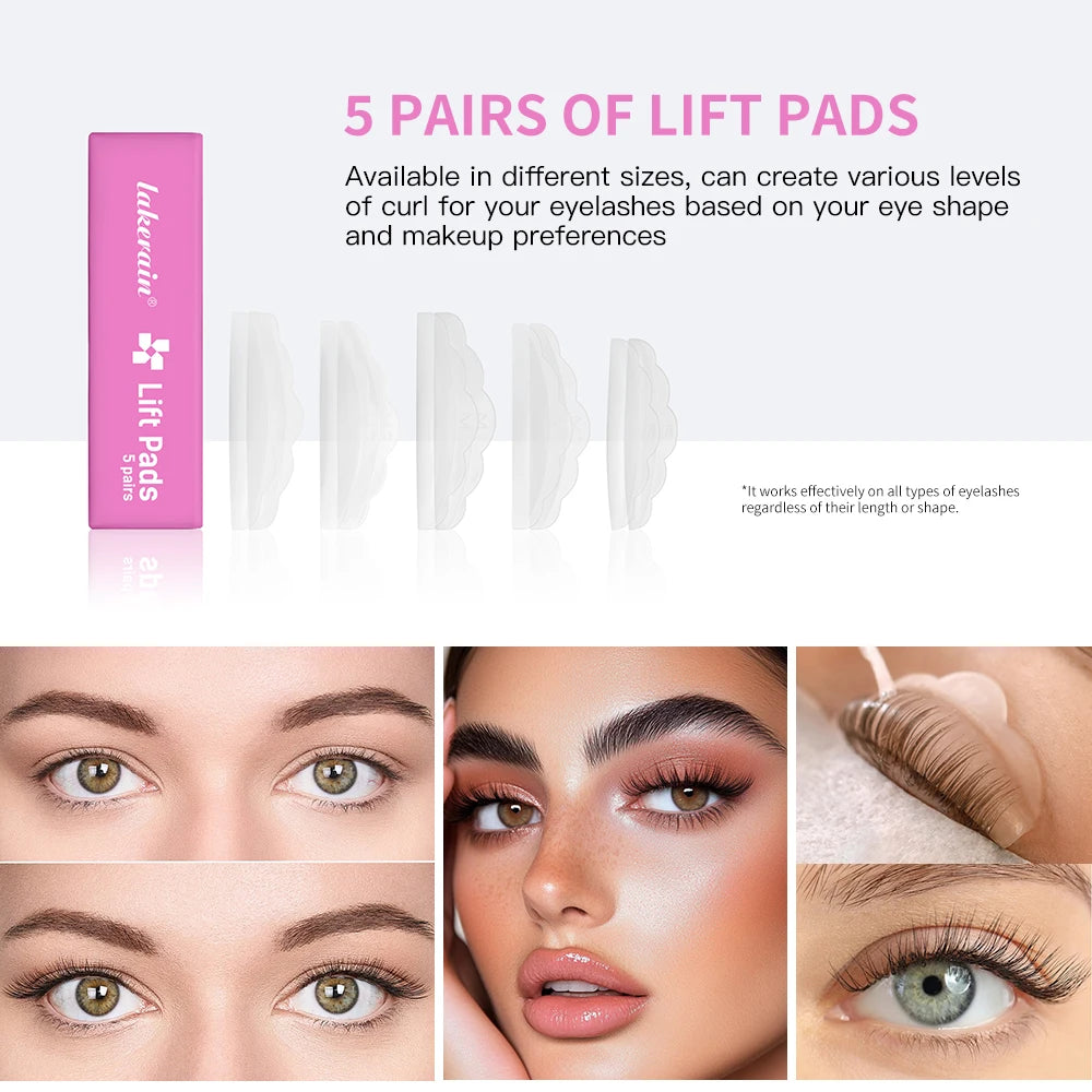 Lakerain Lash Lift Kit – Semi-Permanent Eyelash Lifting Set Lash Lift Kit Oasis Select