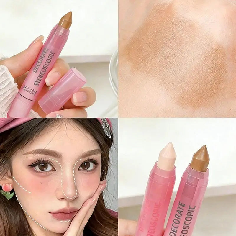 3D Contour & Highlight Stick – Waterproof Matte Concealer