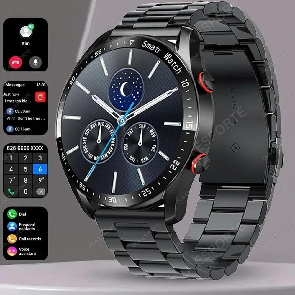 Ola Esporte Men's Smartwatch – ECG, GPS, Bluetooth Calls