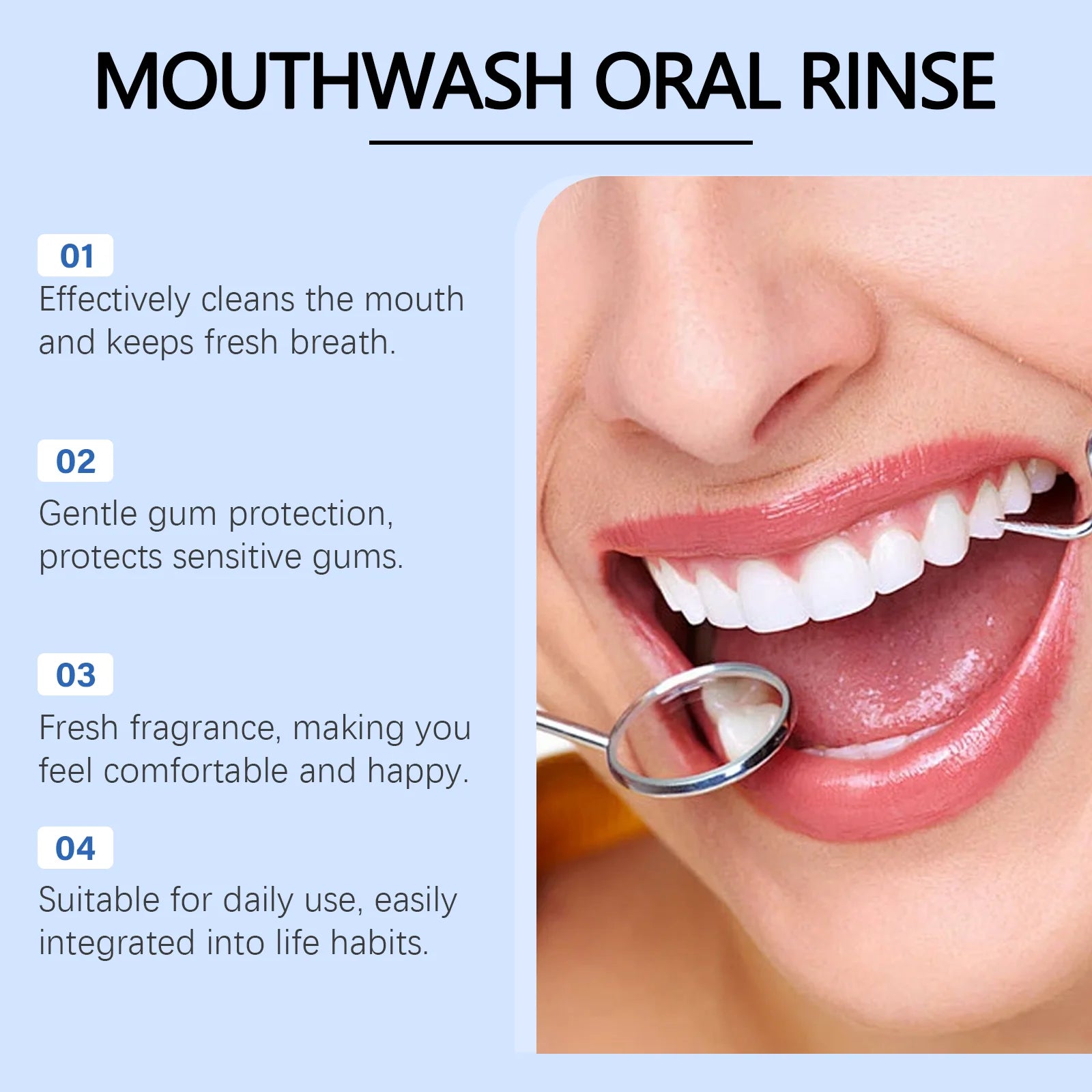 Oralhoe Peppermint Mouthwash – Fresh Breath & Oral Care 120ml