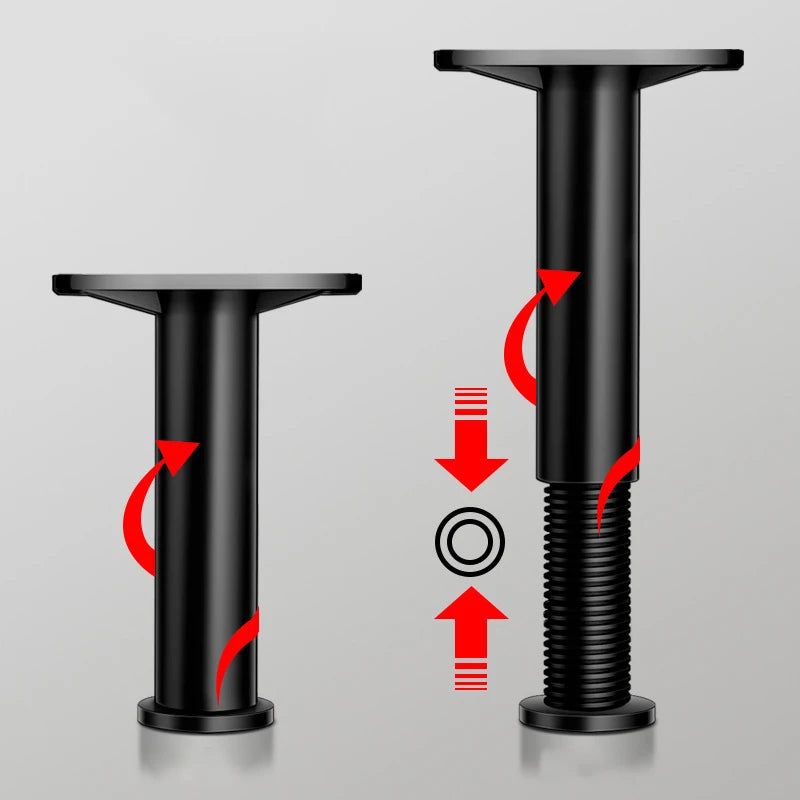 Beam Support Foot Telescopic Adjustable Bed Strengthened Plastic Furniture Feet Sofa Feet Bed Bottom Load-bearing Bracket Oasis Select