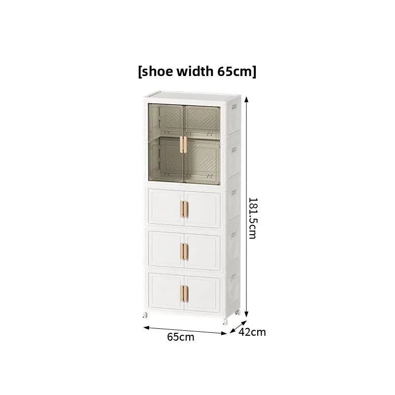 Multi-functional Wardrobe baby clothes storage box household large-capacity locker Oasis Select 65cmC
