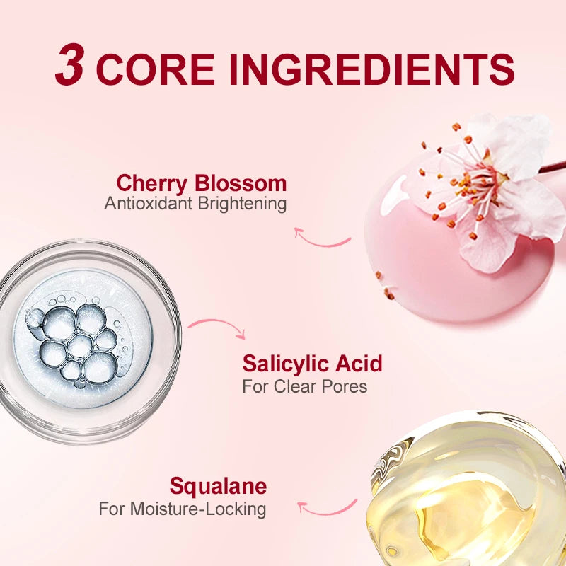 Sakura Face Cream Moisturizing Hydration Gently Nourishing Skin Repair Dryness Deep Moisturizer Facial Cream Skin Care Oasis Select