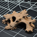 Driftwood Style Reptile Hideout Multi-Hole 3D Printed Cave for Lizards Frog Aquarium Fish Vivarium Terrarium Ornament Decor Gift Oasis Select Chenmu Cave 11.8x8.4x5cm