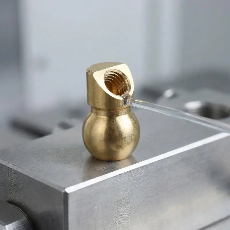 Machine Tool CNC Oblique Spray Brass Ball Coolant Nozzle Universal Ball Joint Flexible for Lathe Mill Cutting Oasis Select