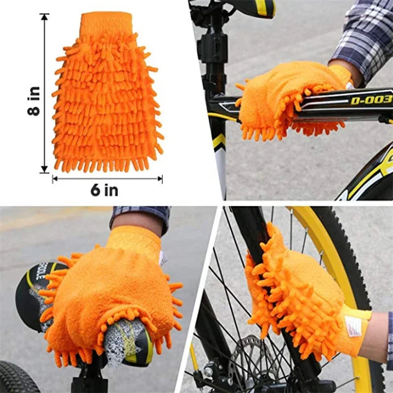 Chain Cleaner Portable Cycling Cleaning Kit Bicycle Scrubber Brushes Set Bike Wash Repair Tool for Mountain Road Motorcycle Oasis Select