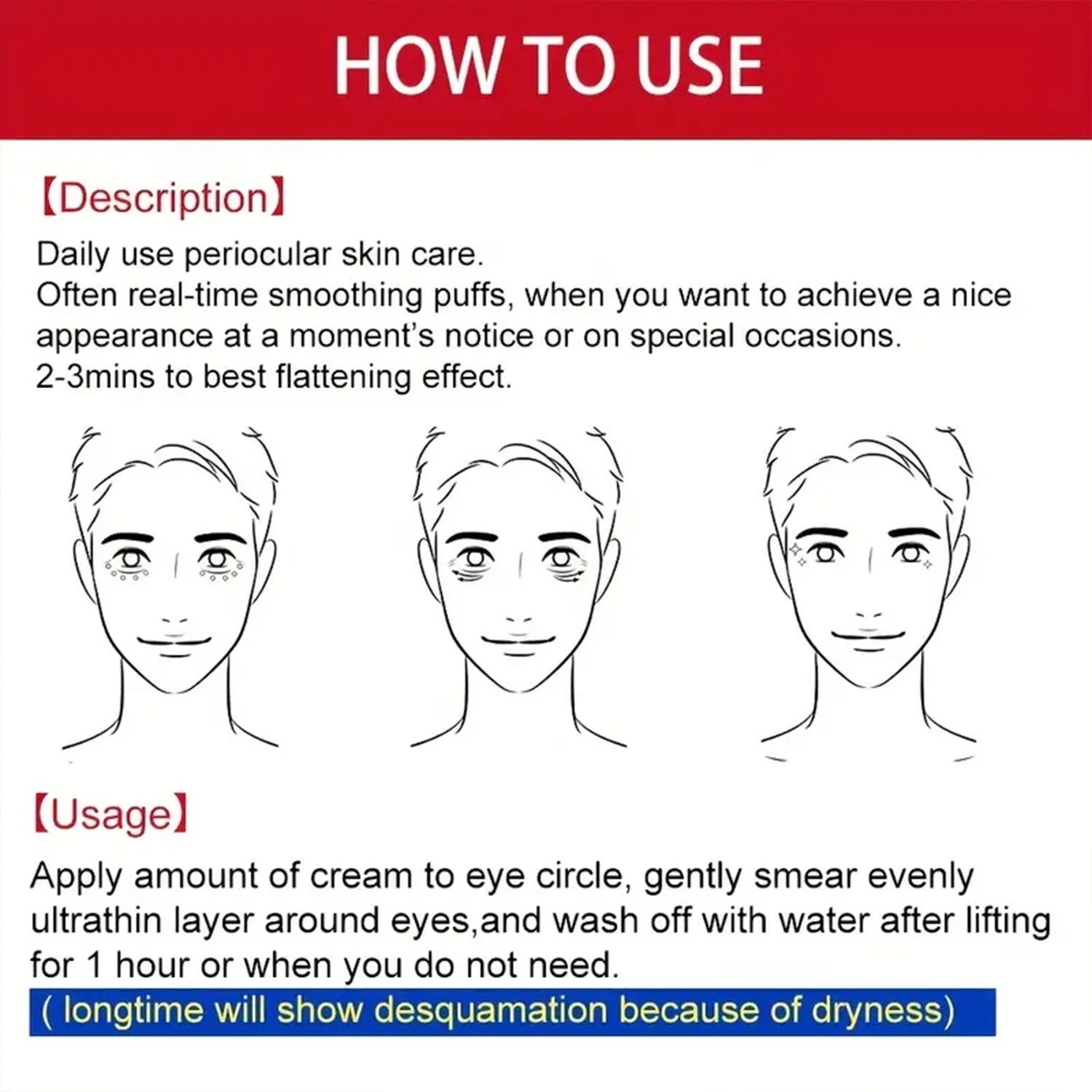 Instant Lift Eye Cream. For Men Women. Good Skin Ductility. Softens Smooths Tender Eye Area. Visible Firming. 20g Net. Oasis Select