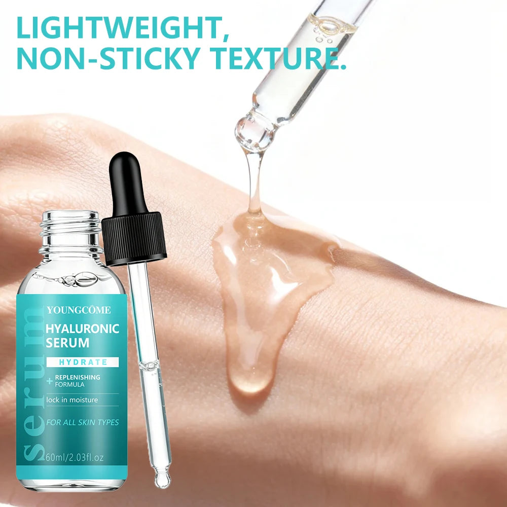 YOUNGCOME Hyaluronic Acid Face Serum – Deep Daily Hydration Hyaluronic Face Serum Oasis Select