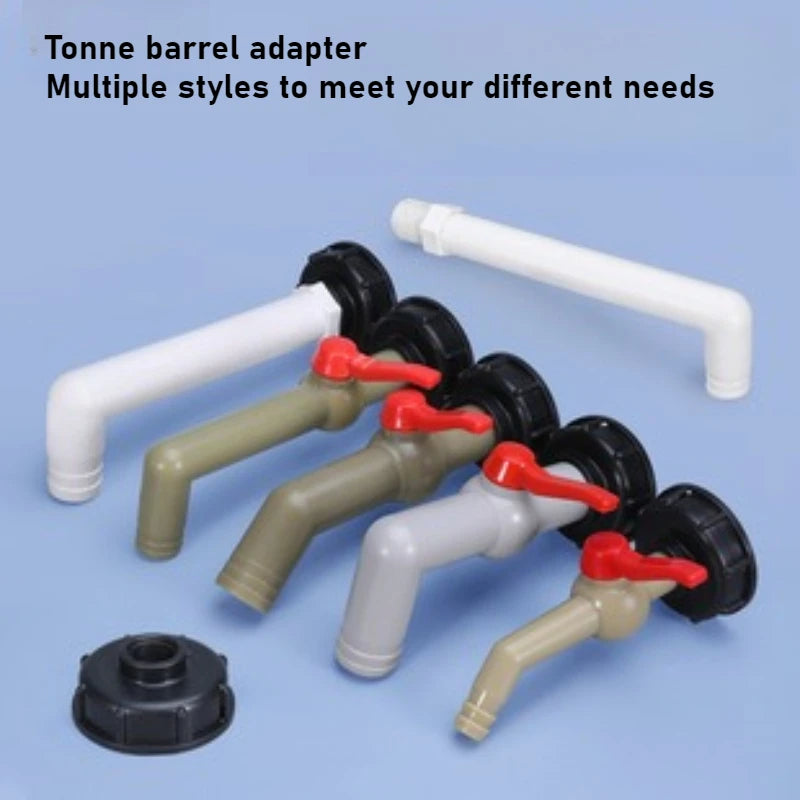 Valve 1000 Liter IBC Ton Barrel Accessories Variable Diameter Joint 4 Minutes 6 Minutes 1 Inch Internal Thread Straight Joint Oasis Select