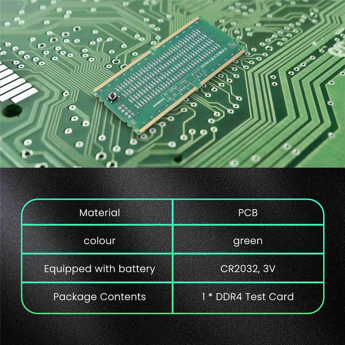DDR4 Test Card RAM Memory Slot Out LED Desktop Motherboard Repair Analyzer Tester Oasis Select
