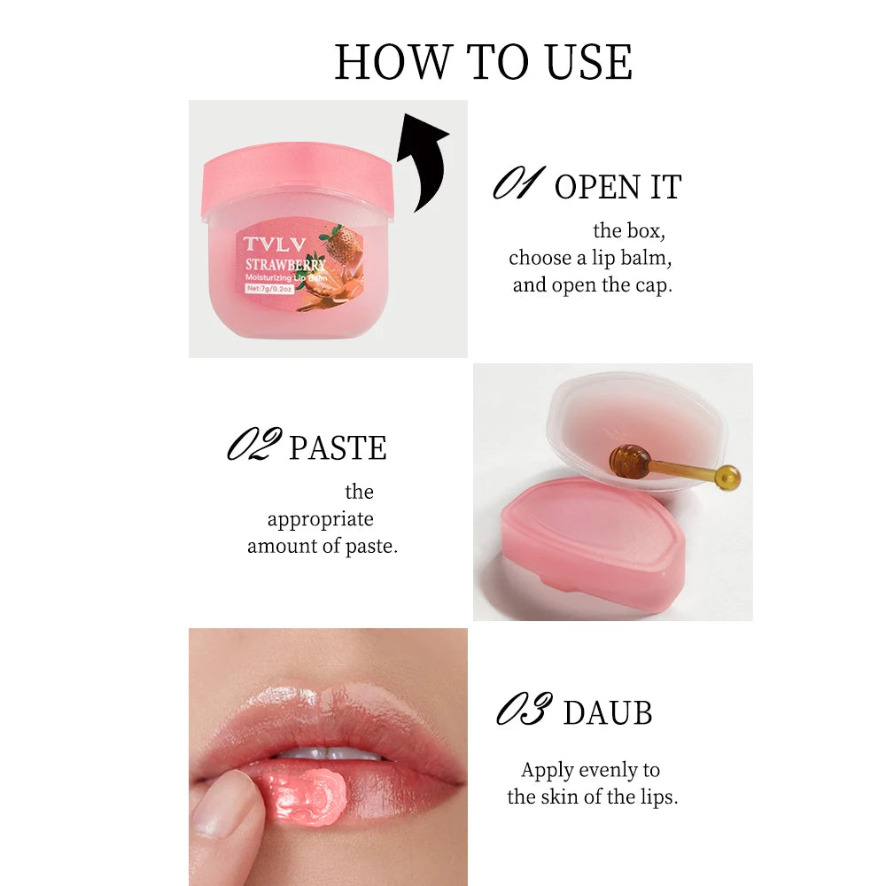 TVLV Fruit Extract Lip Balm Set – 4, 6 & 8-Piece Moisturizing Lip Balm Set Oasis Select