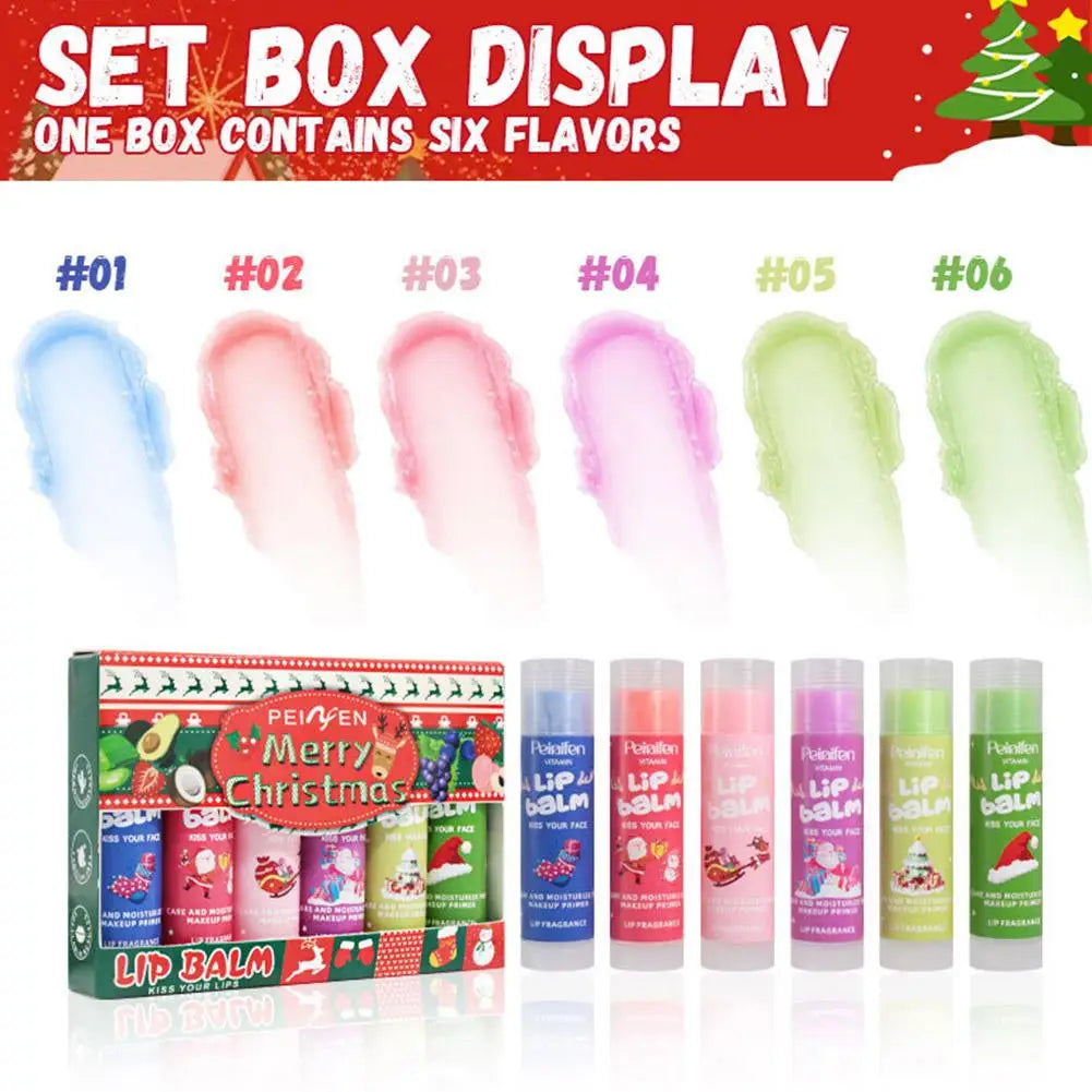Color Changing Fruit Lip Balm Set – 6-Pack Moisturizing Lip Balm Set Oasis Select