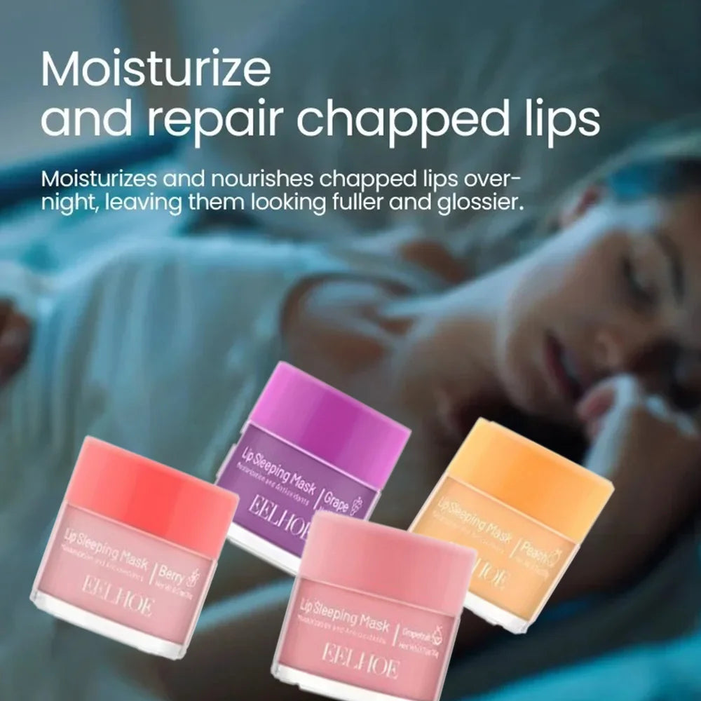 Reduce Lip Wrinkle Line DayNight Repair Lip Balm for Dry Chapped Cracked Dry Lips Moisturizing Hydrating Lip Mask for Women Men Oasis Select