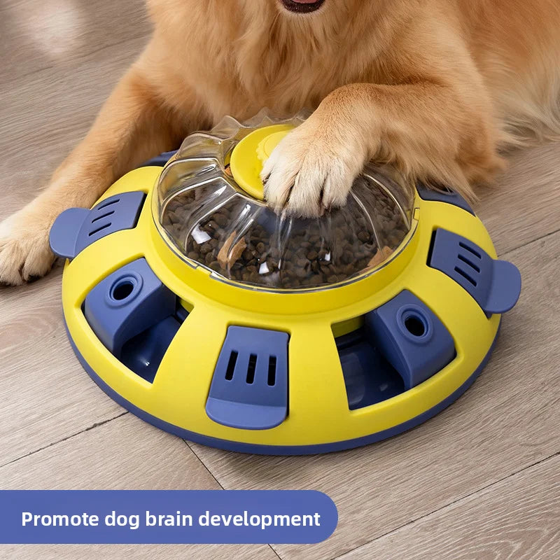Pet puzzle toy, spinning food dispenser, self soothing tool for relieving boredom, cat and dog food dispenser toy Oasis Select