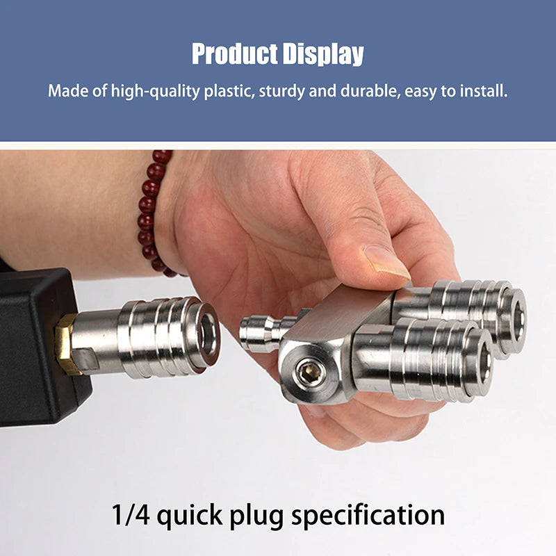 Dual Car Nozzle Adapter Rod Quick Connect Double Spray Fitting Rotating Nozzles Auto High Pressure Washer Gun Car Cleaning Tools Oasis Select