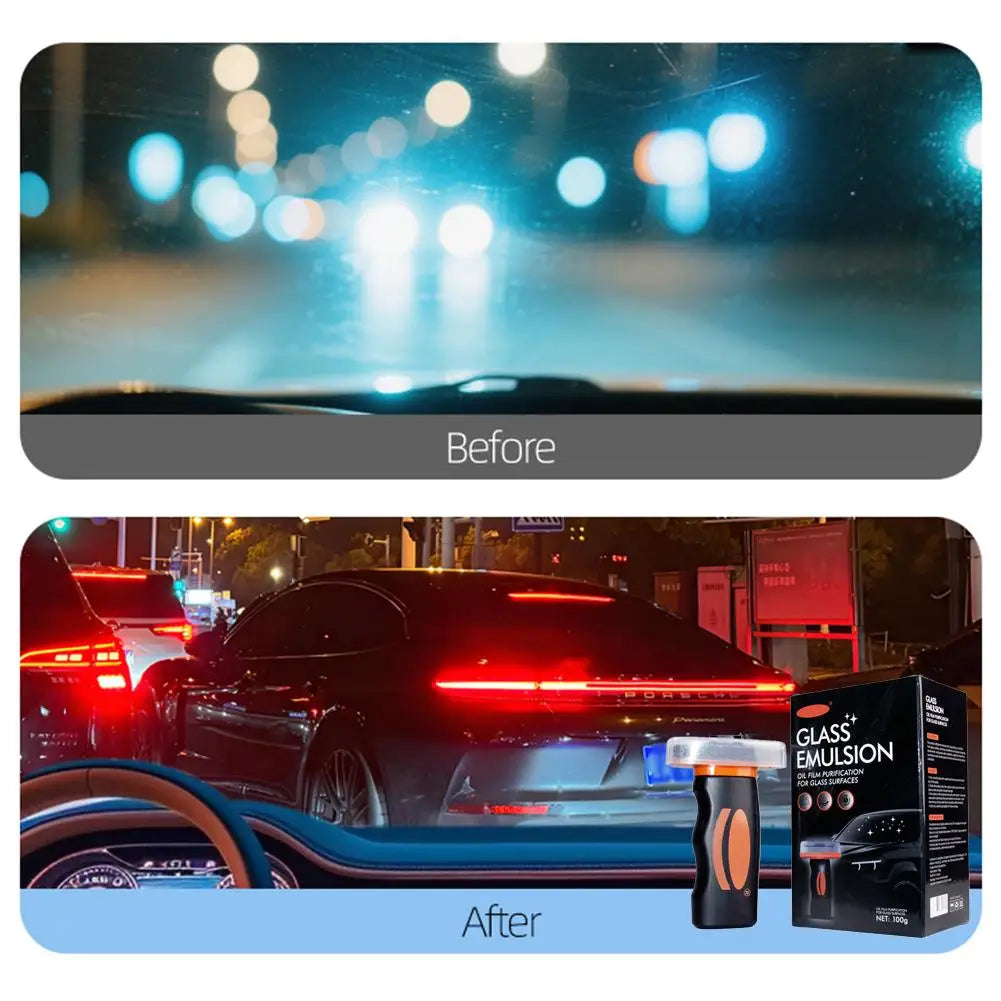 Car Windshield Glass Water Rain Repellent Auto Glass Windshield Cleaner Anti Fog Car Oil Film Removal Hydrophobic Cleaner Oasis Select