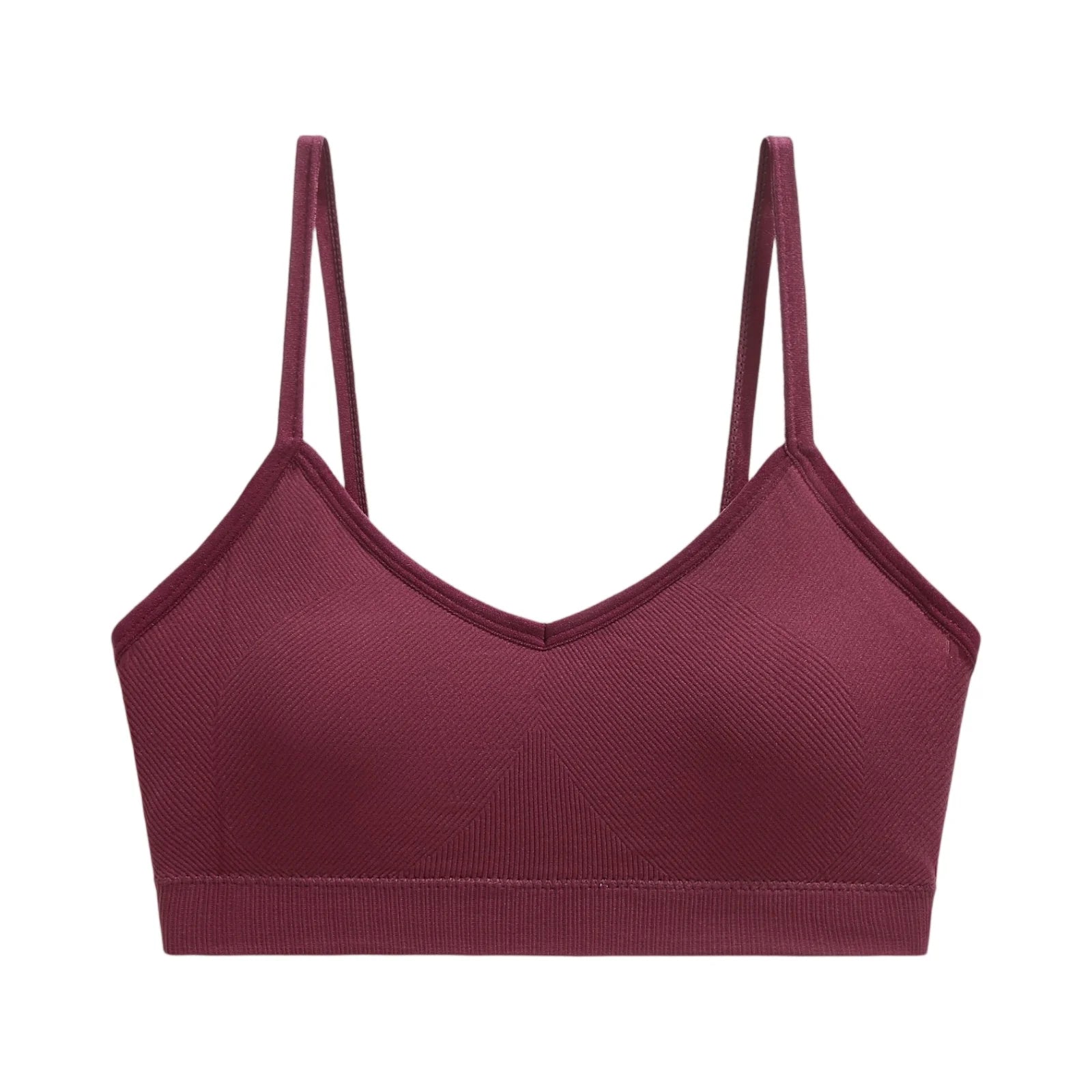 Solid-color Sports Bra Yoga And Fitness Vest With Shoulder Straps On The Back For a Beautiful Back Women's Sportswear Oasis Select