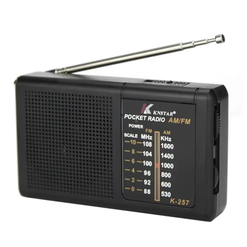 SW/AM/FM Battery Operated Telescopic Antenna Digital Radio Built-in Speaker Portable Mini Radio for Indoor Outdoor Emergency Use Oasis Select