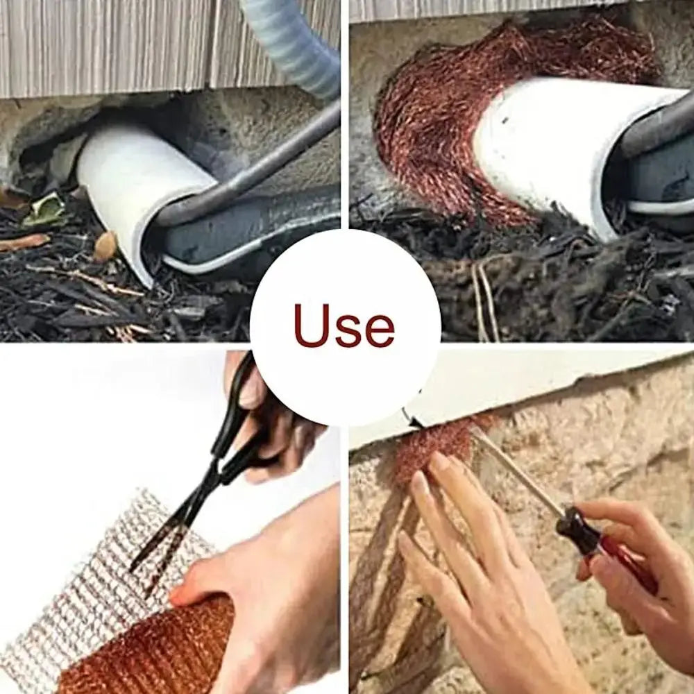 Food Grade Pure Copper Wire Mesh Convenient Multifunctional Anti-snail Filter Durable Pure Copper Woven Screen Filter Oasis Select