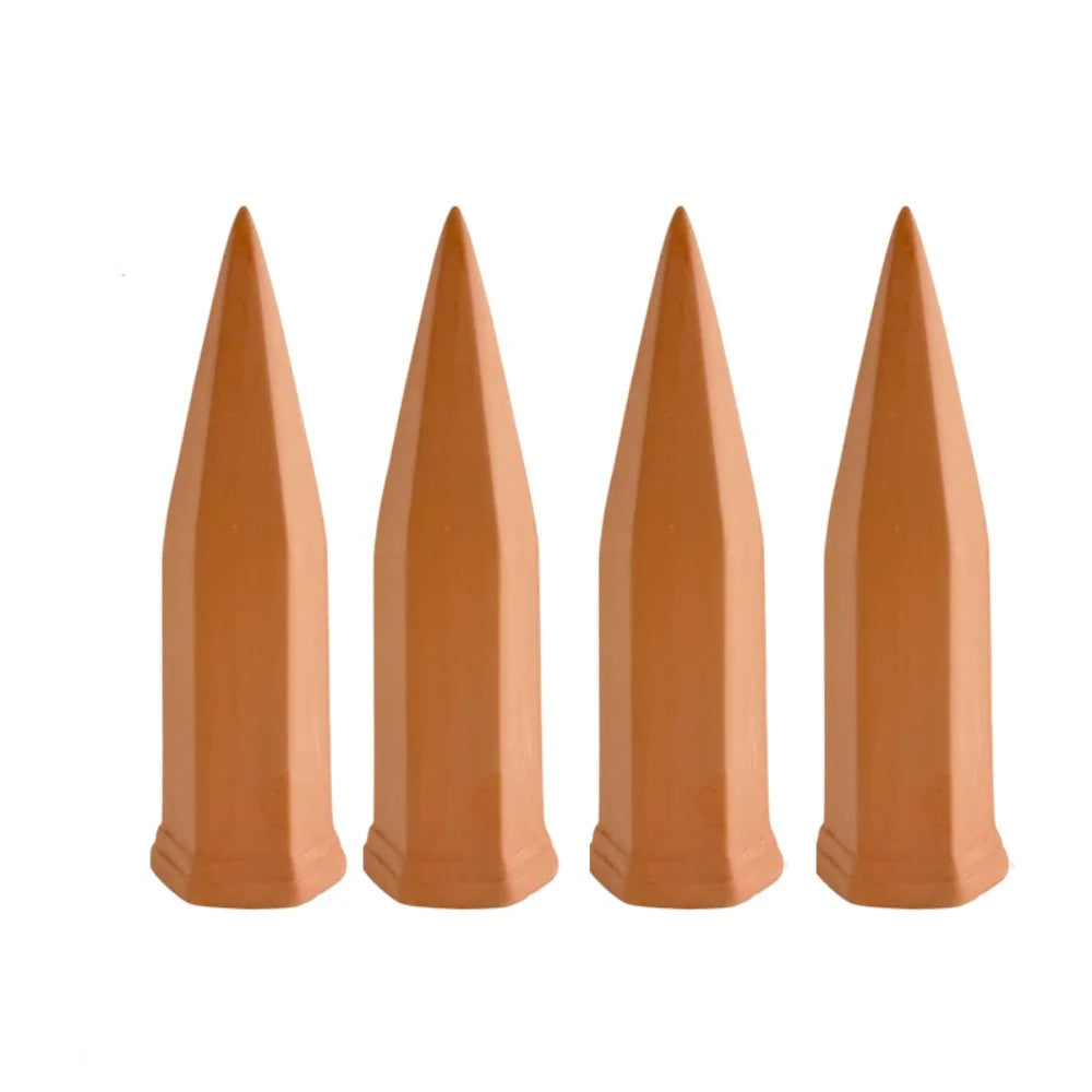 4PCS Automatic Terracotta Self Watering Spikes Wear-resistant Uniform Seepage Plant Drip Irrigation Device Effort-saving Oasis Select Style A