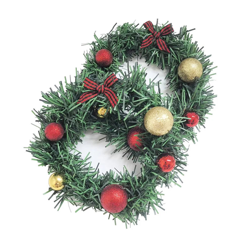 Christmas Ball Grid Bow Wreath Mini Decorative Element for Holiday Table Centerpiece and Home Desktop Decoration Oasis Select China Mainland