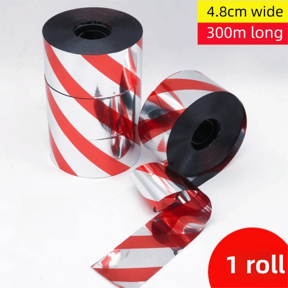 50M/100M/300M Double-sided Reflective Bird Repellent Ribbon Multipurpose Adhesive-free Anti Bird Tape Flashing Hanging Oasis Select Style 19