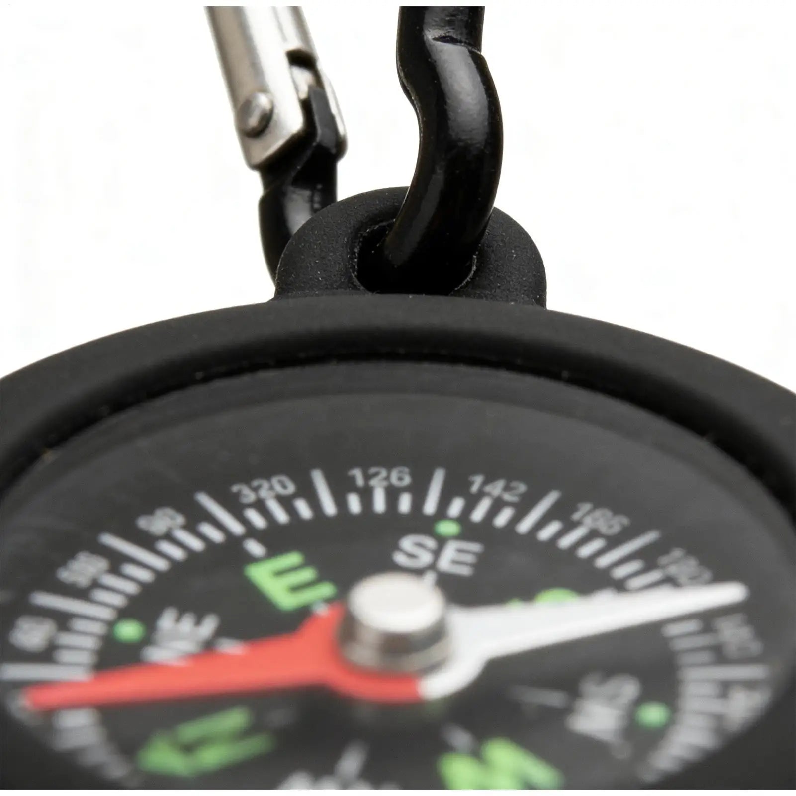 Portable Compass for Hiking Compact Waterproof Survival Compass with Carabiner Clip Compass for Camping Hiking Traveling Oasis Select