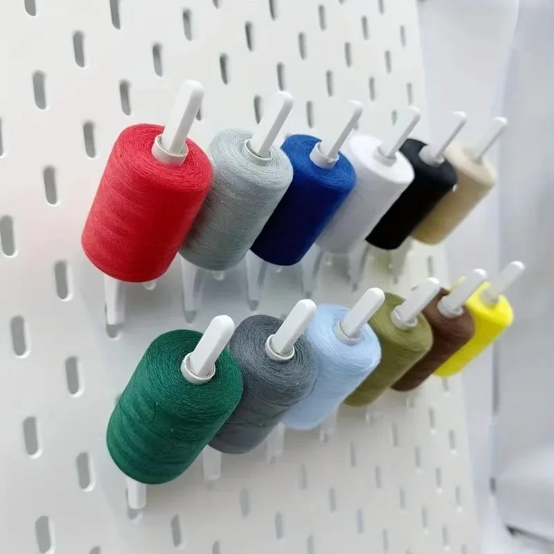 Thread Spool Holder Pegboard Hooks Fit for Skadis Sewing Embroidery Thread Organizer Rack Craft Room Storage Accessories Oasis Select