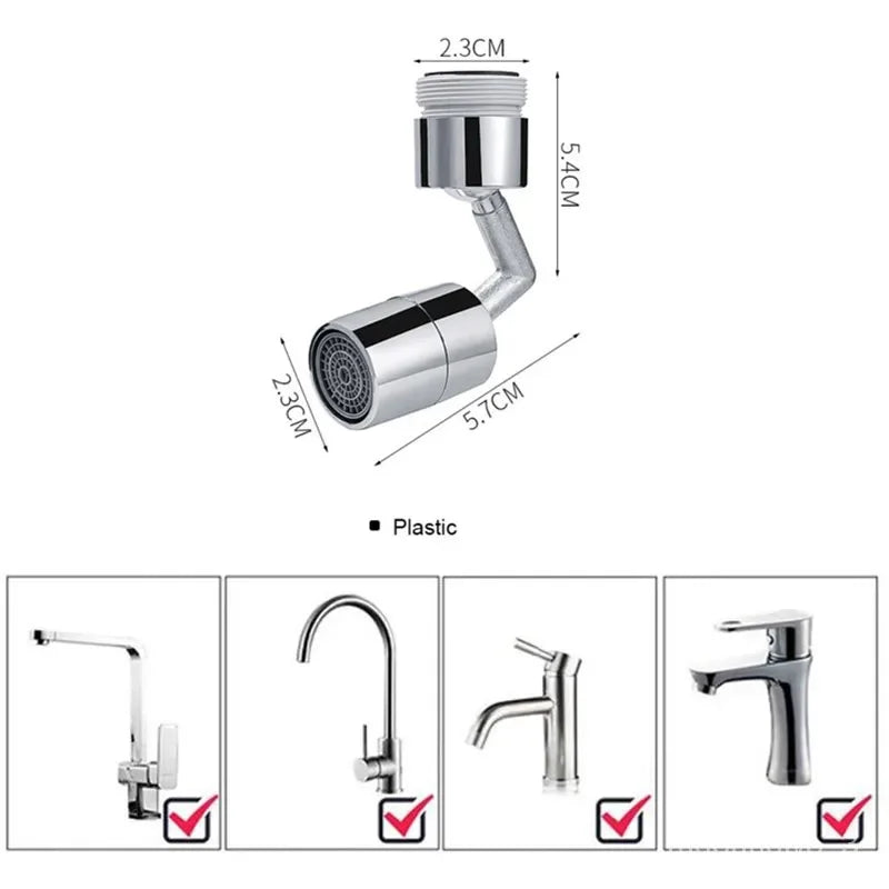 720° Rotation Faucet extender Universal Splash-proof Saving Faucet Sprayer Head Bathroom kitchen Extender Adapter Oasis Select