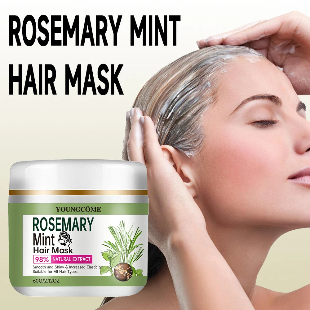 Rosemary Protein Hair Mask – Deep Moisture & Frizz Control