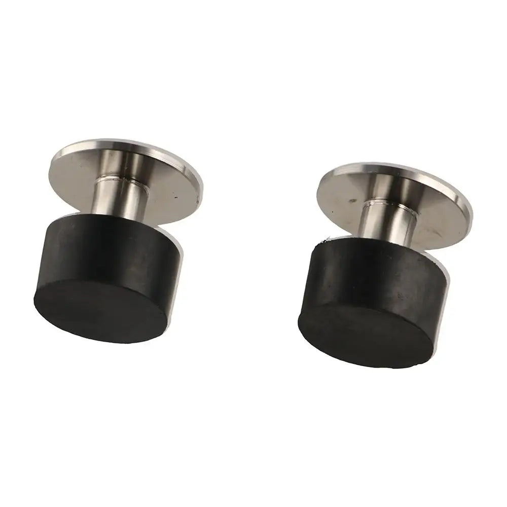 No-Drill Wall Door Stopper & Protector – Stainless Steel Mute