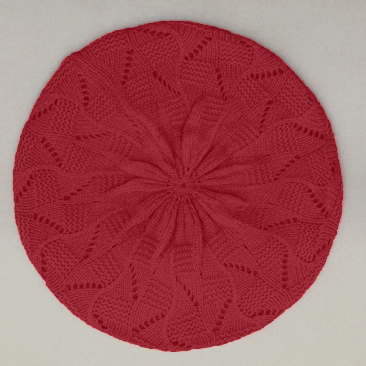 Mesh breathable beret, lightweight and soft artist hat, fresh and artistic bud hat Oasis Select burgundy