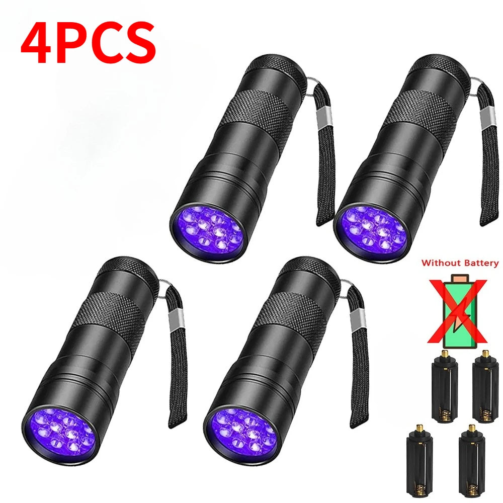 UV Blacklight Flashlight 9/12/21 LED – Pet Stain & Urine Torch