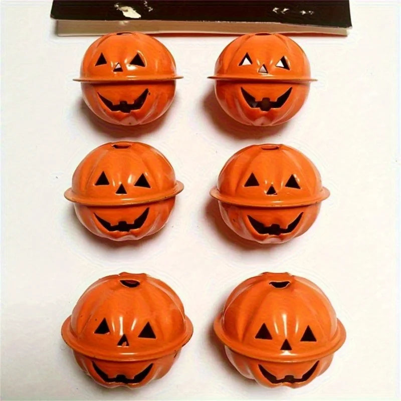 30 pieces of 1.18-inch Halloween bells | Iron scary pumpkin bells, used for Halloween home decoration Oasis Select